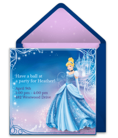 Disney Princess Punchbowl Card