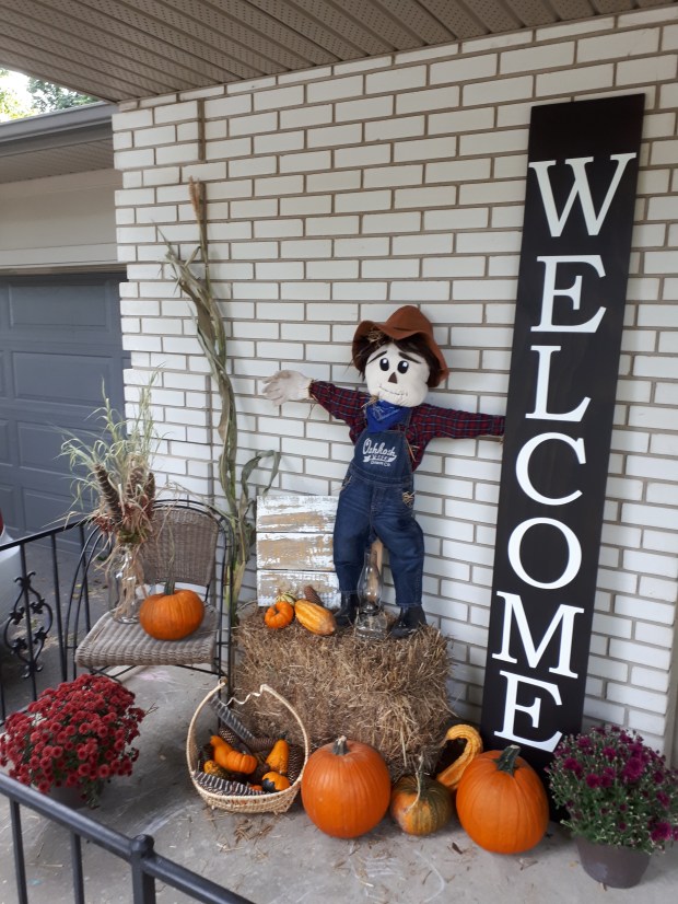 scarecrow in display