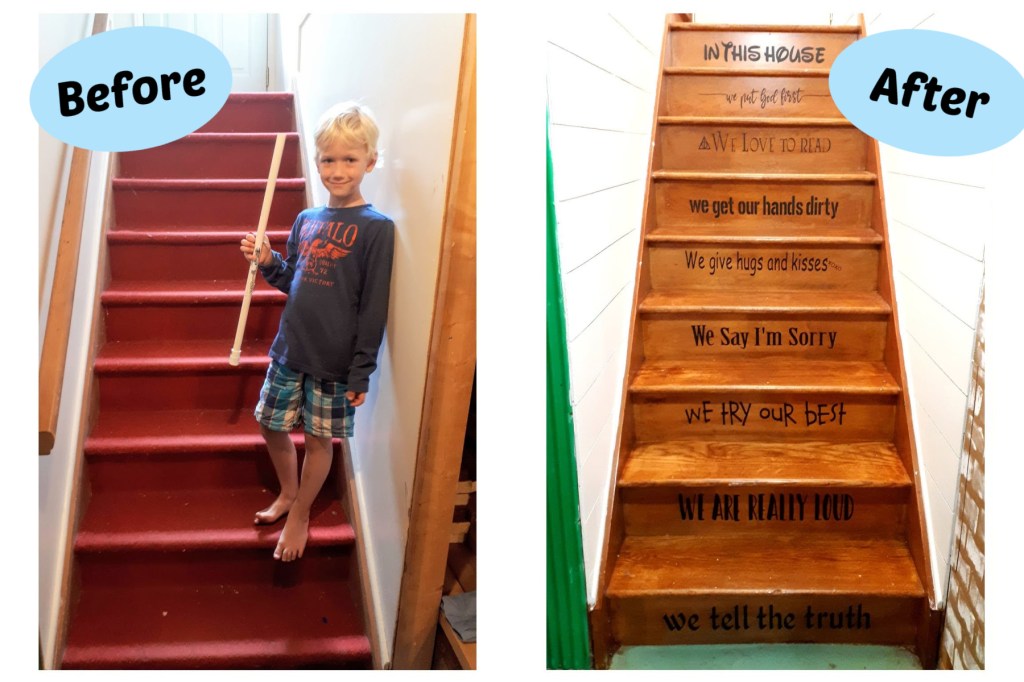 This image has an empty alt attribute; its file name is but-first-we-craft-stair-remodel-in-this-house-decals.jpg