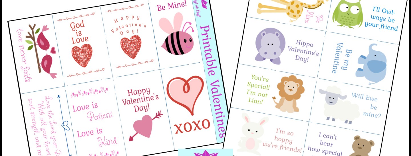 New Free Printable Valentine’s Day Cards for Kids – But First We Craft